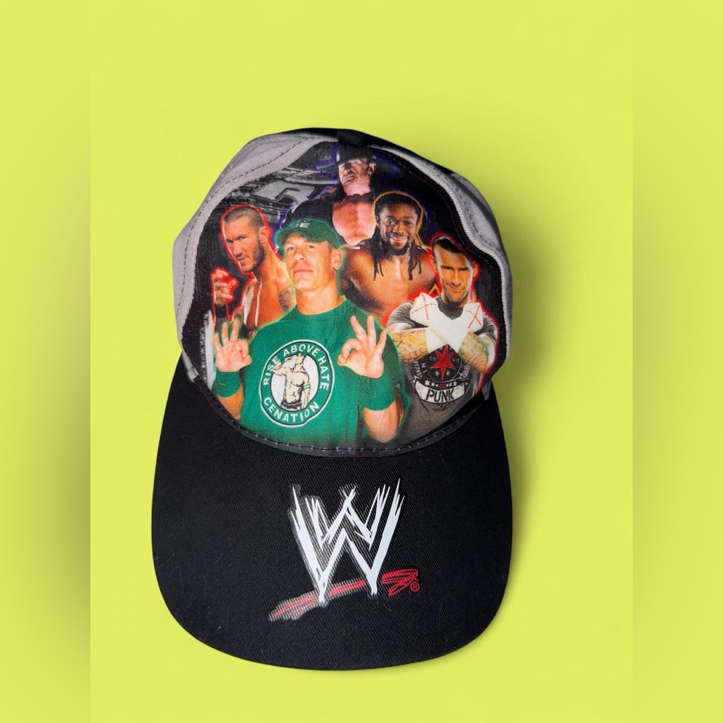 Wrestling Graphic Cap With Wwe Logo